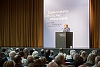 Festakt zur Eröffnung der neuen Dauerausstellung der Gedenkstätte Deutscher Widerstand - Rede von Bundeskanzlerin Dr. Angela Merkel (© Gedenkstätte Deutscher Widerstand / Ernst Fesseler)