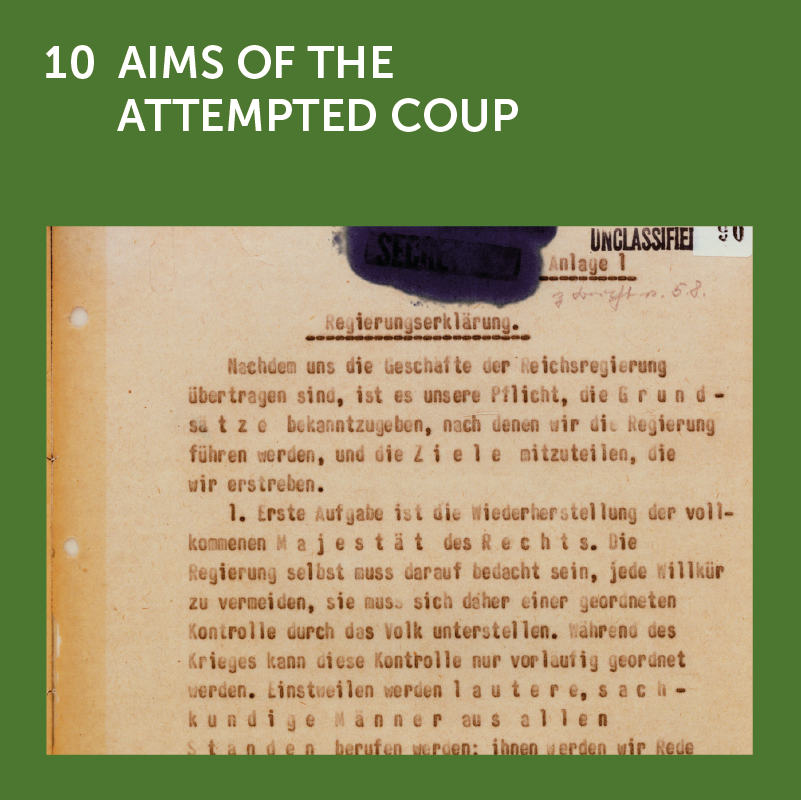10 Aims of the Attempted Coup